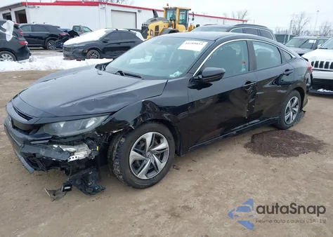 2019 Honda Civic Lx from USA, damaged, VIN 2HGFC2F65KH523281